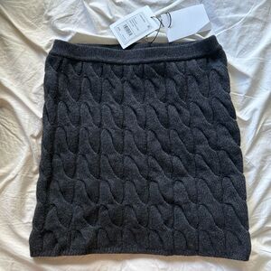 Theory felted wool cashmere skirt